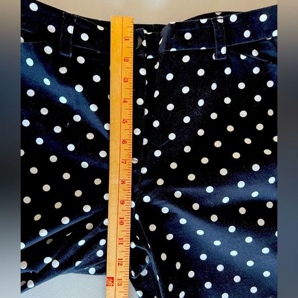 Jones New York Signature Black and White Polka Dot cropped pants. Size 8 - Picture 5 of 8